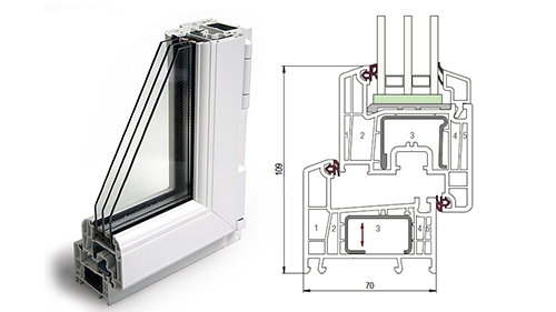 Балконный блок 1500 x 2200 - REHAU Delight-Design 32 мм Королёв