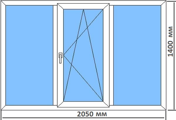 Стандартные размеры пластиковых окон в типовых домах Королёв